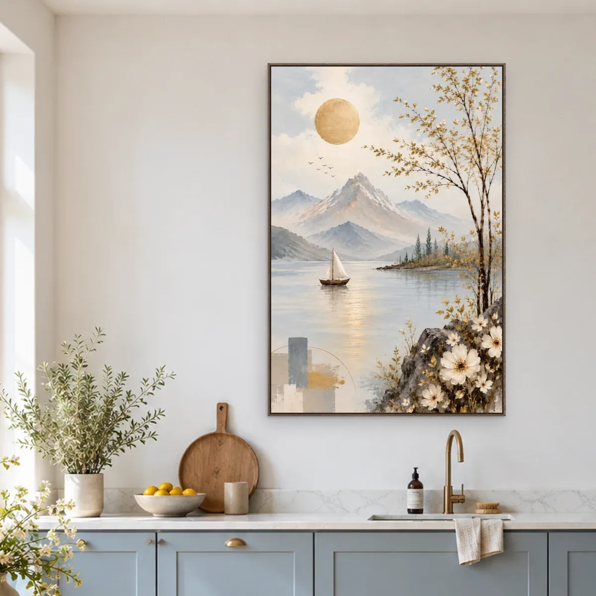 Quadro Decorativo Canvas Veleiro Oriental - BA0004