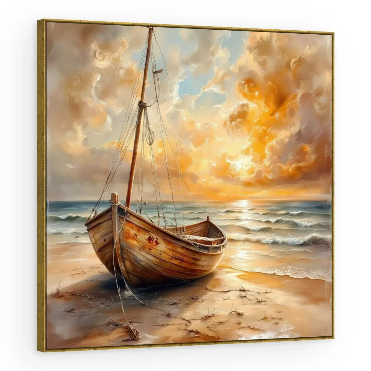 Quadro Decorativo Canvas Barco Praiano - BA0017