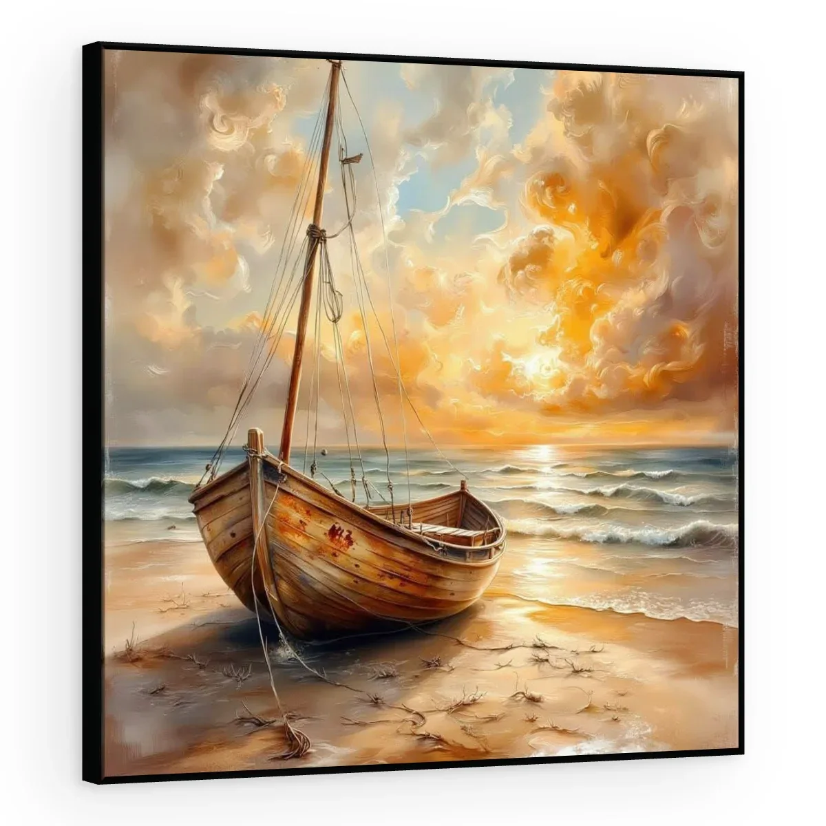 Quadro Decorativo Canvas Barco Praiano - BA0017