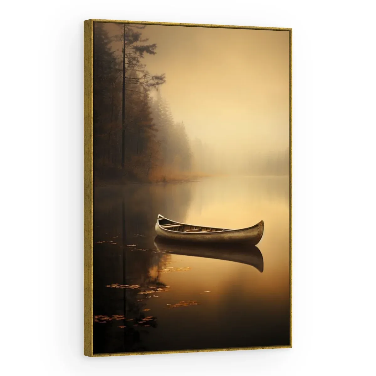 Quadro Decorativo Canvas Canoa Solitária - BA0020
