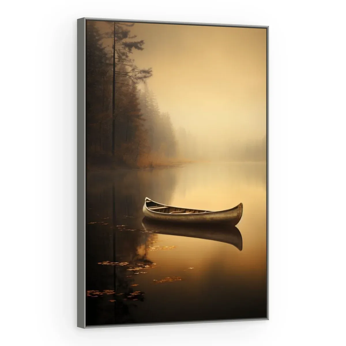 Quadro Decorativo Canvas Canoa Solitária - BA0020