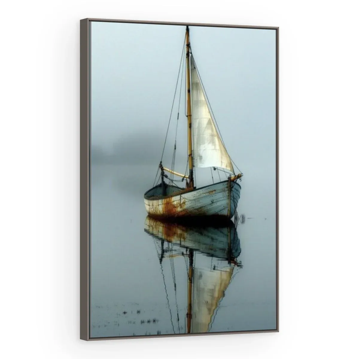 Quadro Decorativo Canvas Veleiro Neblina - BA0024