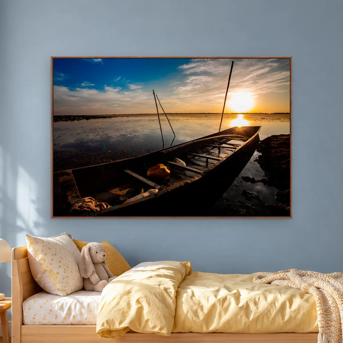 Quadro Decorativo Canvas Barco Pescador - BA0026