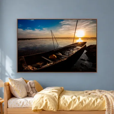 Quadro Decorativo Canvas Barco Pescador - BA0026