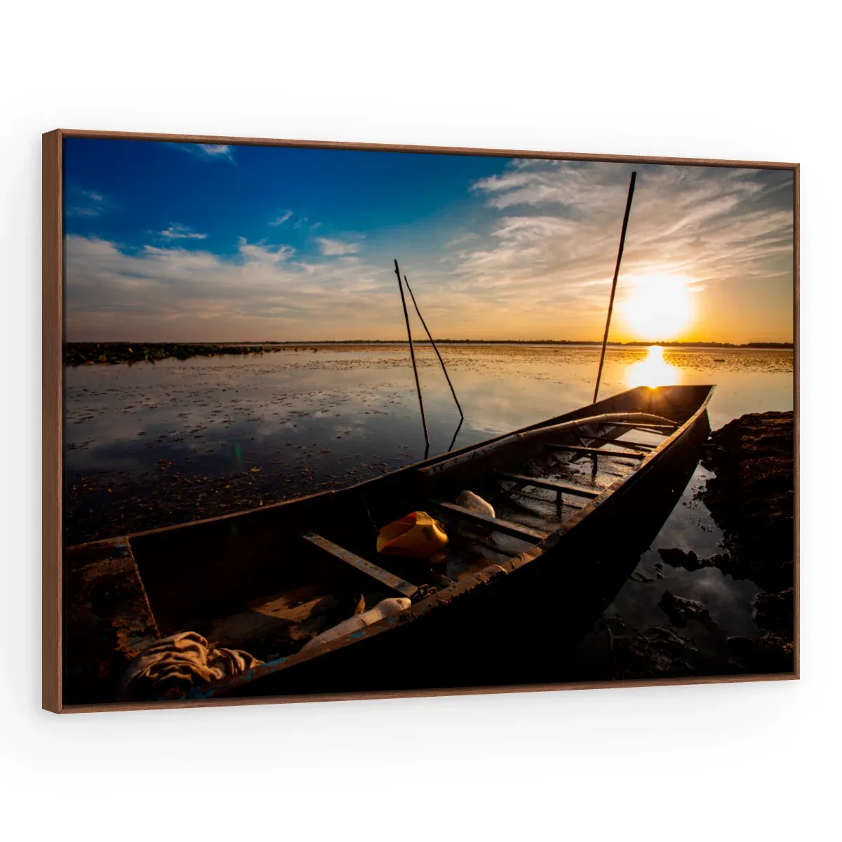 Quadro Decorativo Canvas Barco Pescador - BA0026