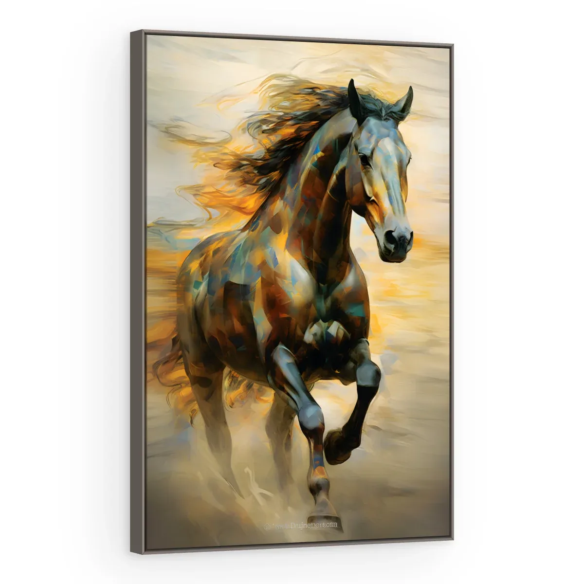 Quadro Decorativo Canvas Cavalo Impressionista - CA0007