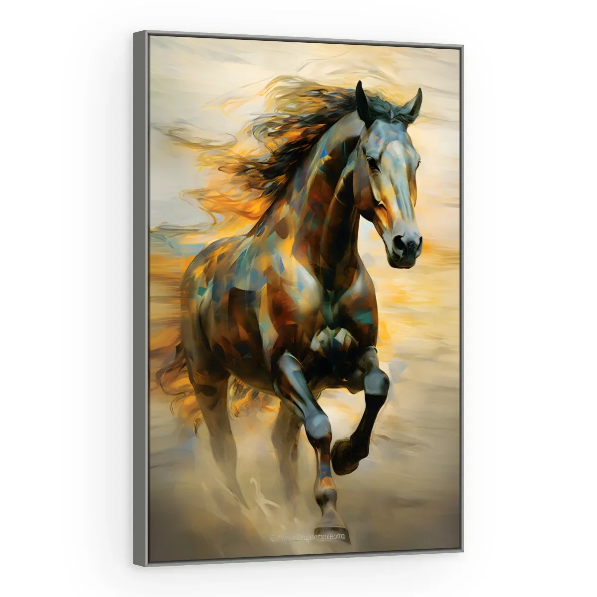 Quadro Decorativo Canvas Cavalo Impressionista - CA0007