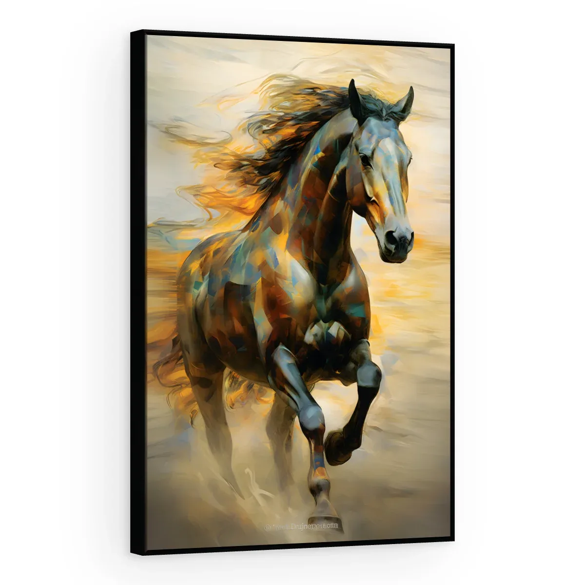 Quadro Decorativo Canvas Cavalo Impressionista - CA0007