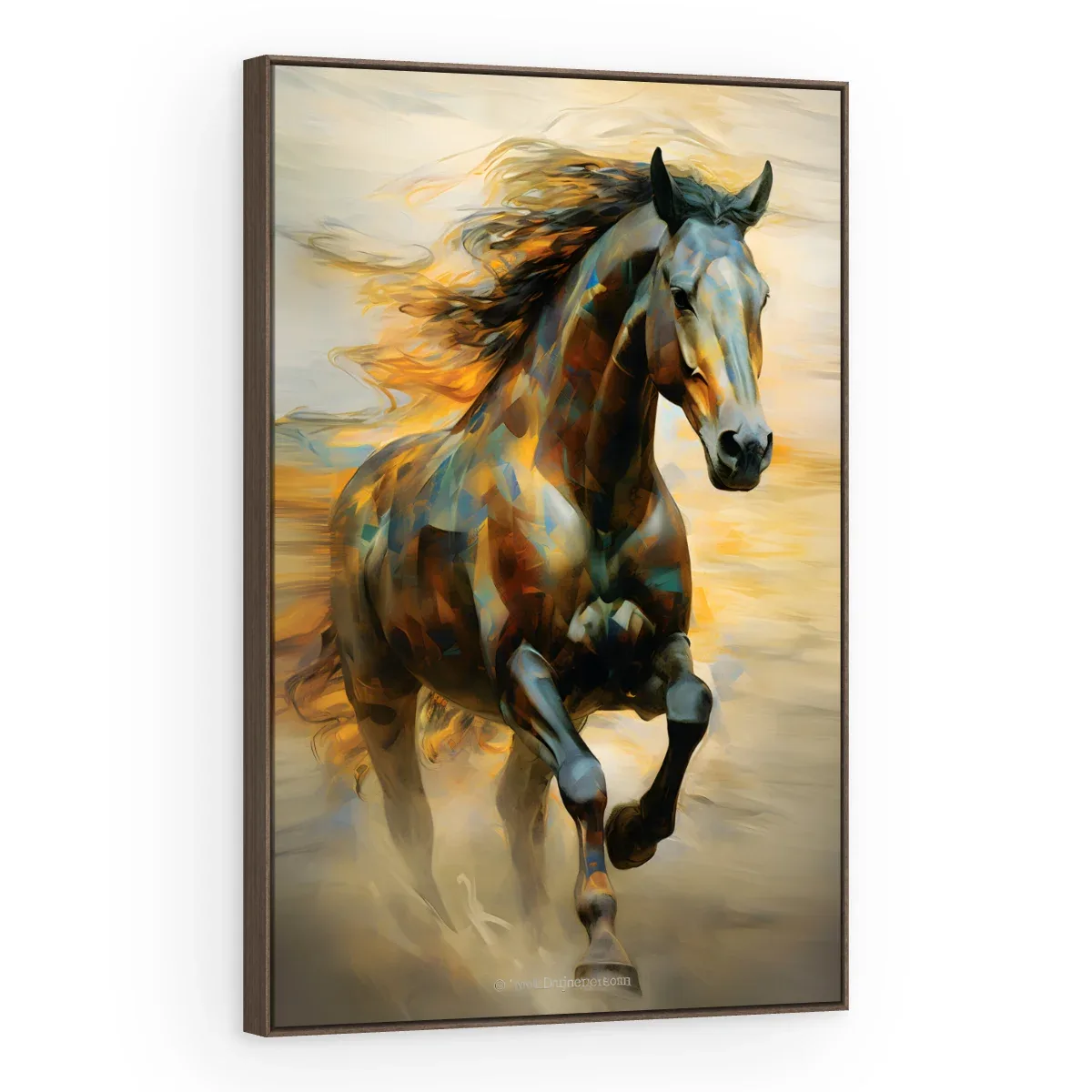 Quadro Decorativo Canvas Cavalo Impressionista - CA0007