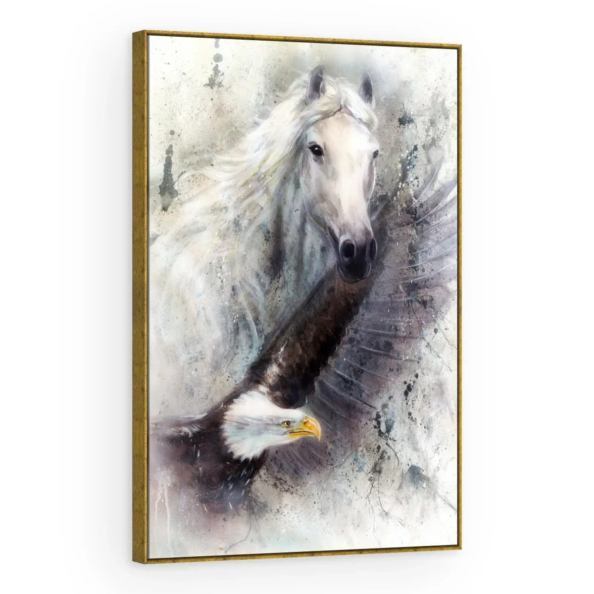 Quadro Decorativo Canvas Cavalo Liberdade - CA0017