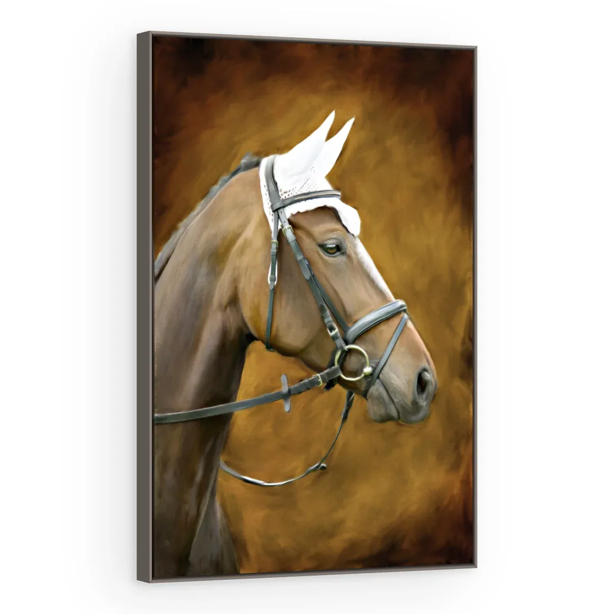 Quadro Decorativo Canvas Cavalo Hipismo - CA0018