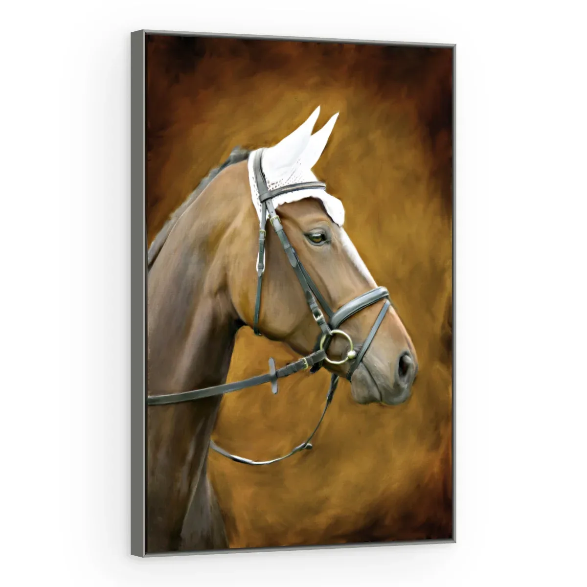 Quadro Decorativo Canvas Cavalo Hipismo - CA0018