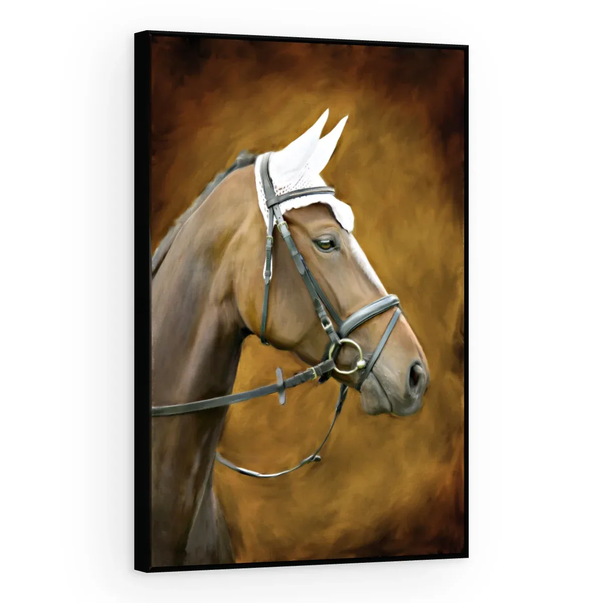 Quadro Decorativo Canvas Cavalo Hipismo - CA0018