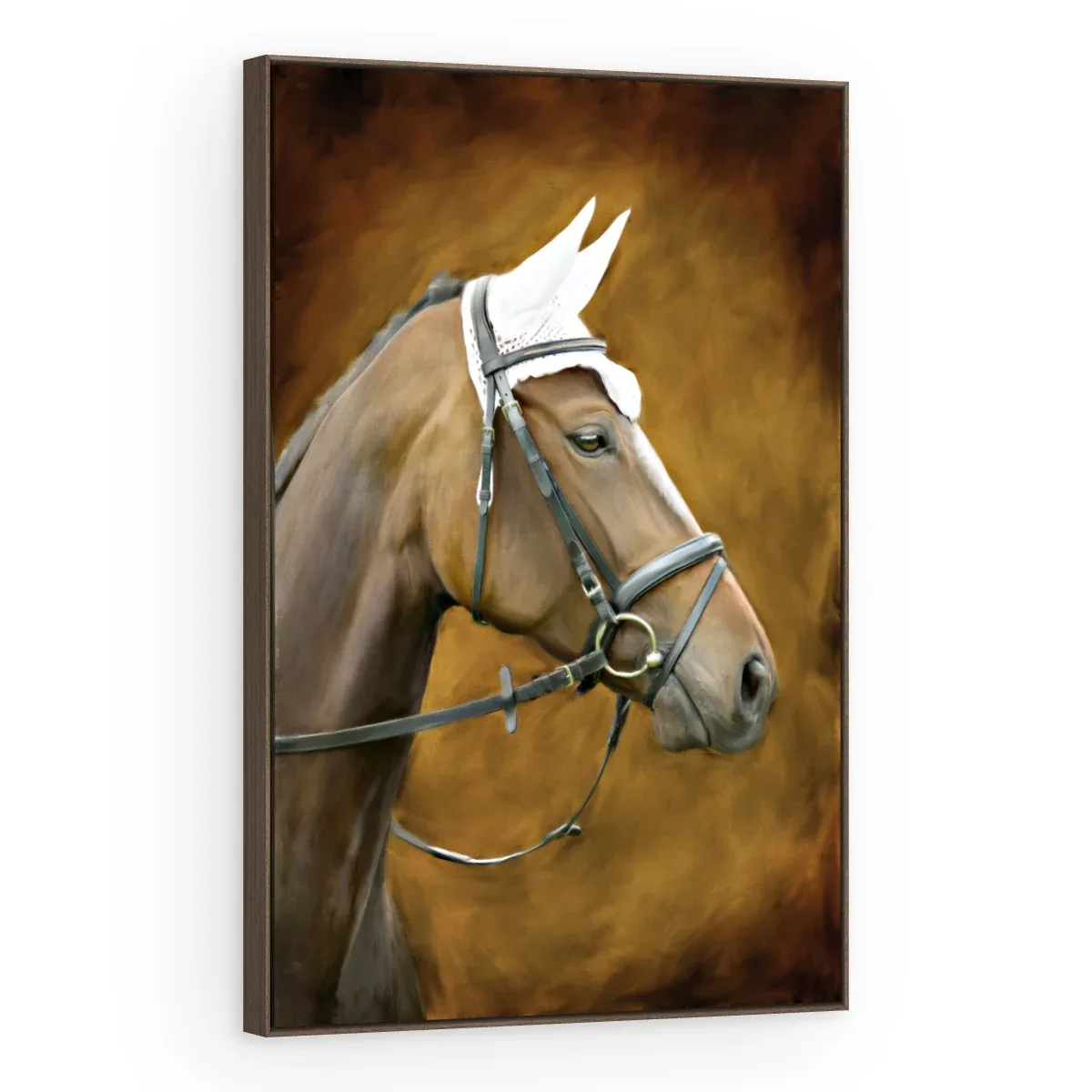 Quadro Decorativo Canvas Cavalo Hipismo - CA0018
