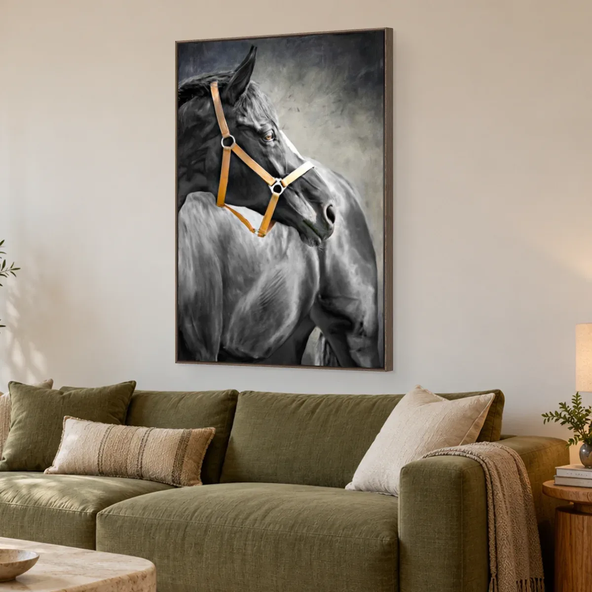 Quadro Decorativo Canvas Cavalo Cabresto - CA0019
