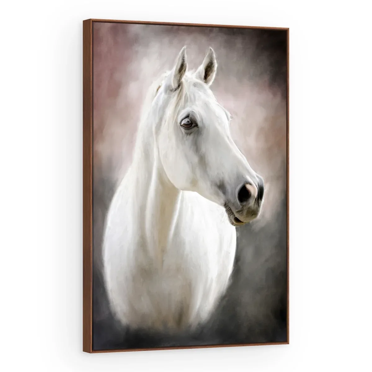 Quadro Decorativo Canvas Cavalo Branco - CA0020