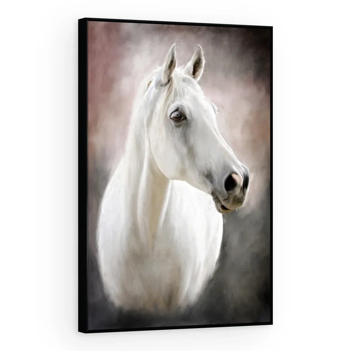 Quadro Decorativo Canvas Cavalo Branco - CA0020