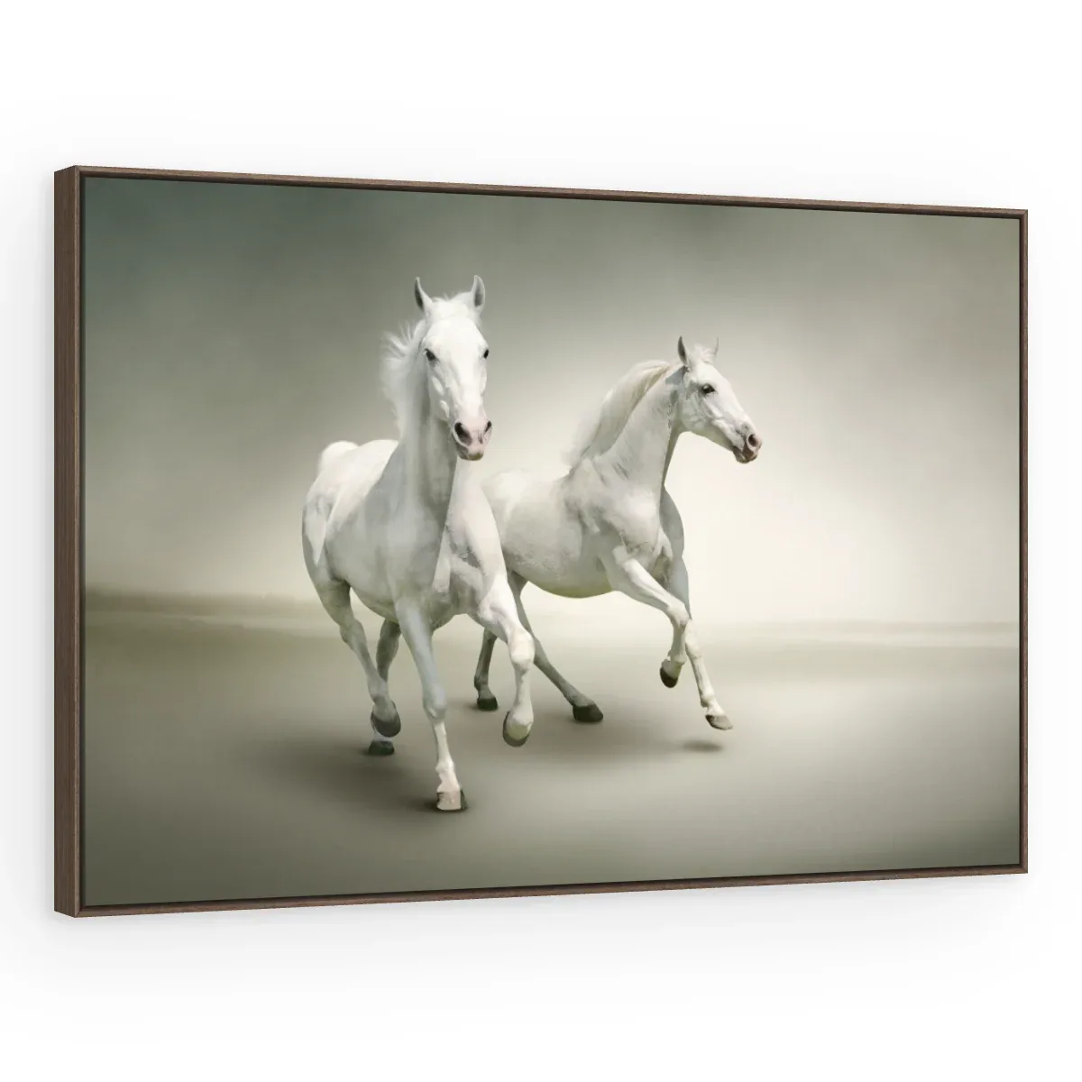 Quadro Decorativo Canvas Cavalos Graciosos - CA0023