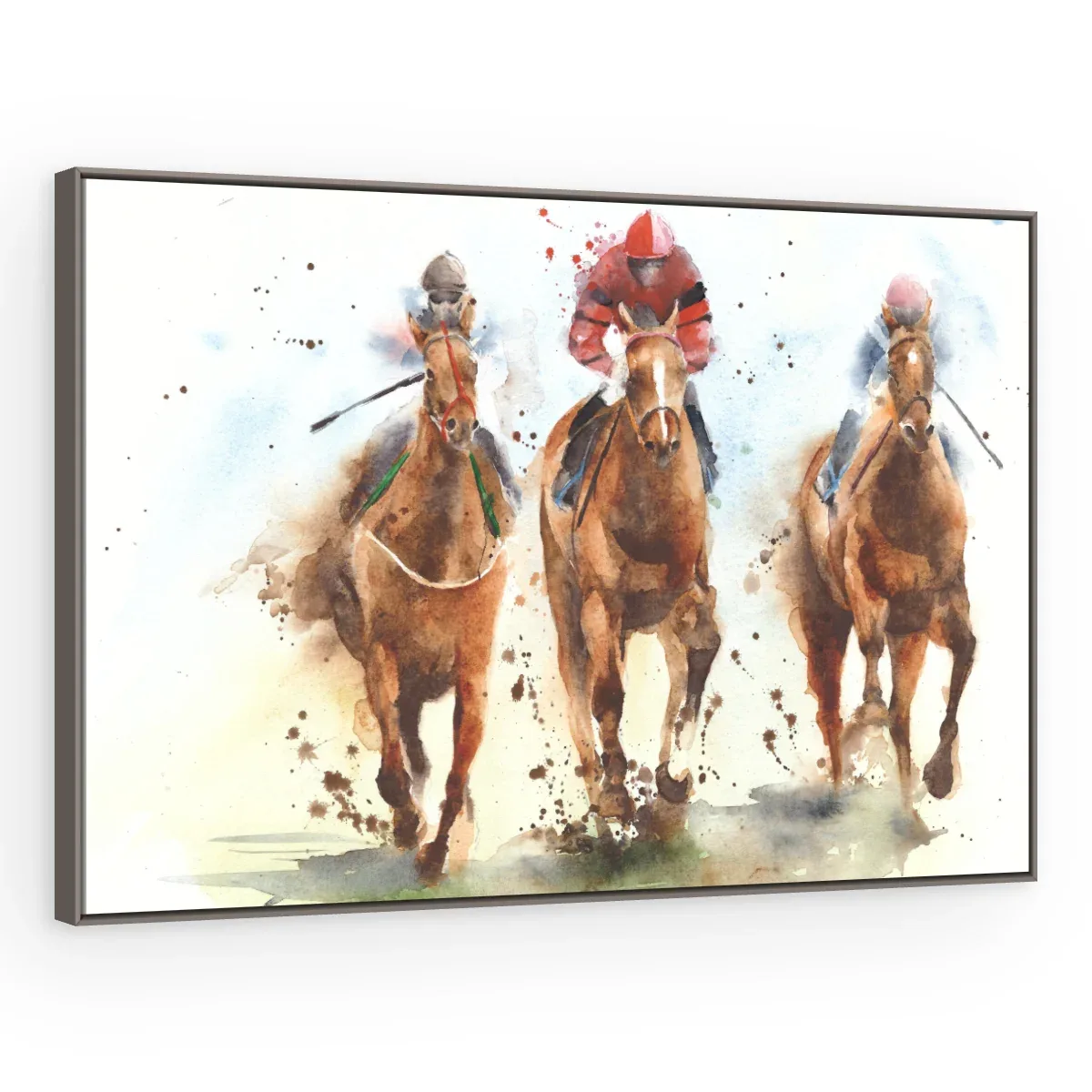 Quadro Decorativo Canvas Turfe Aquarela - CA0027