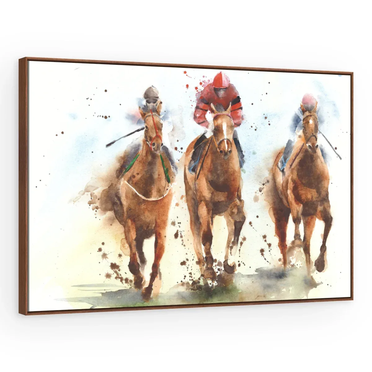 Quadro Decorativo Canvas Turfe Aquarela - CA0027