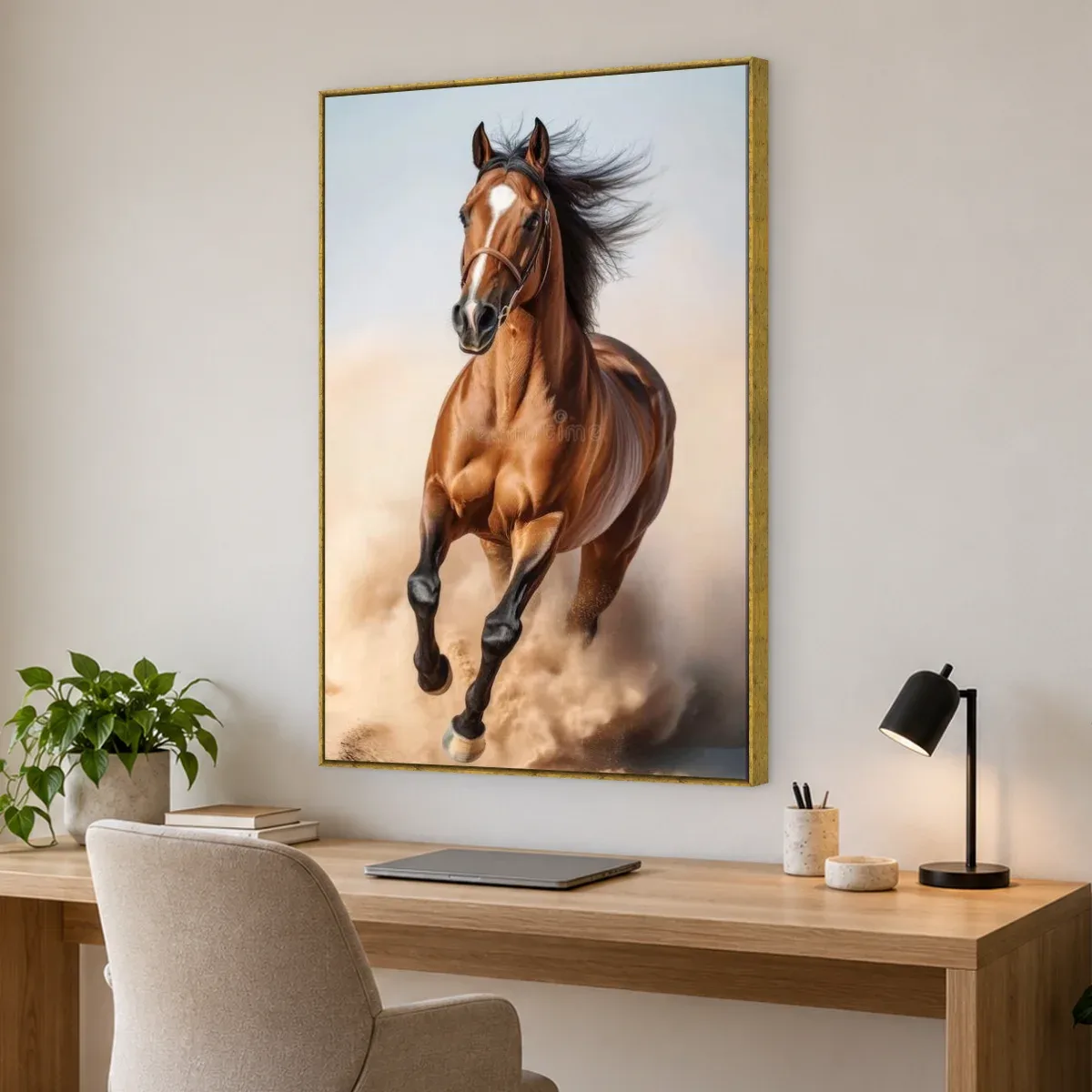 Quadro Decorativo Canvas Cavalo Galopando - CA0037