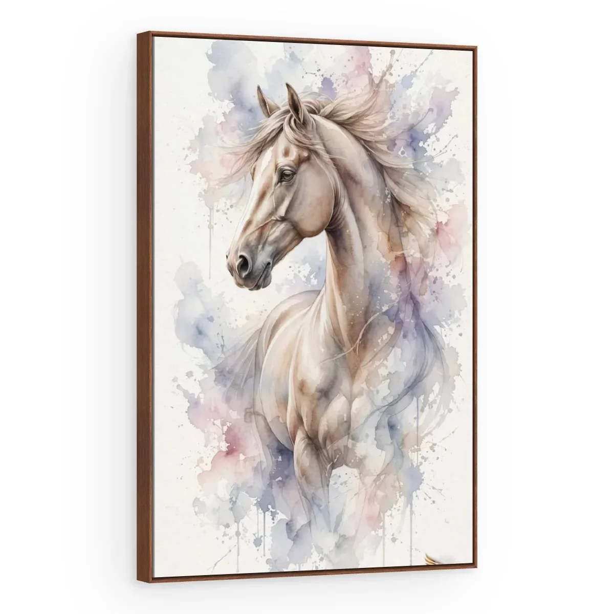 Quadro Decorativo Canvas Cavalo Aquarela - CA0039