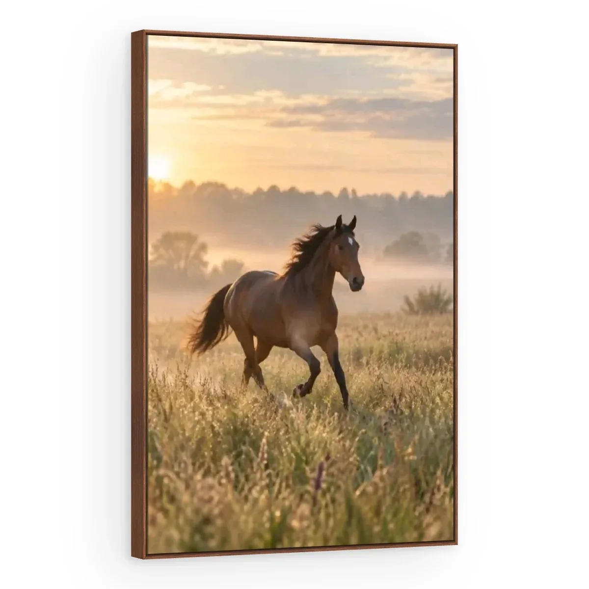 Quadro Decorativo Canvas Cavalo Amanhecer - CA0040