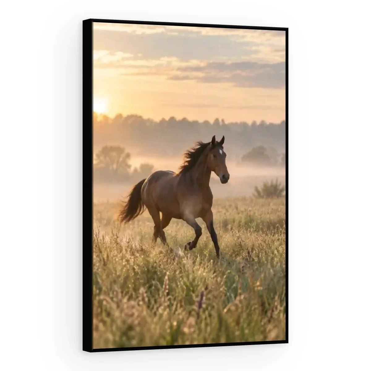Quadro Decorativo Canvas Cavalo Amanhecer - CA0040