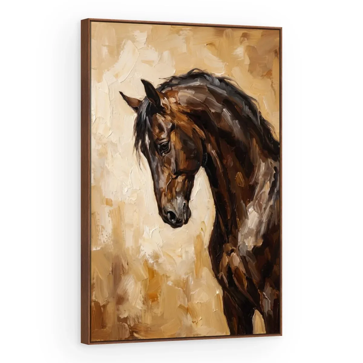 Quadro Decorativo Canvas Cavalo Rústico - CA0041