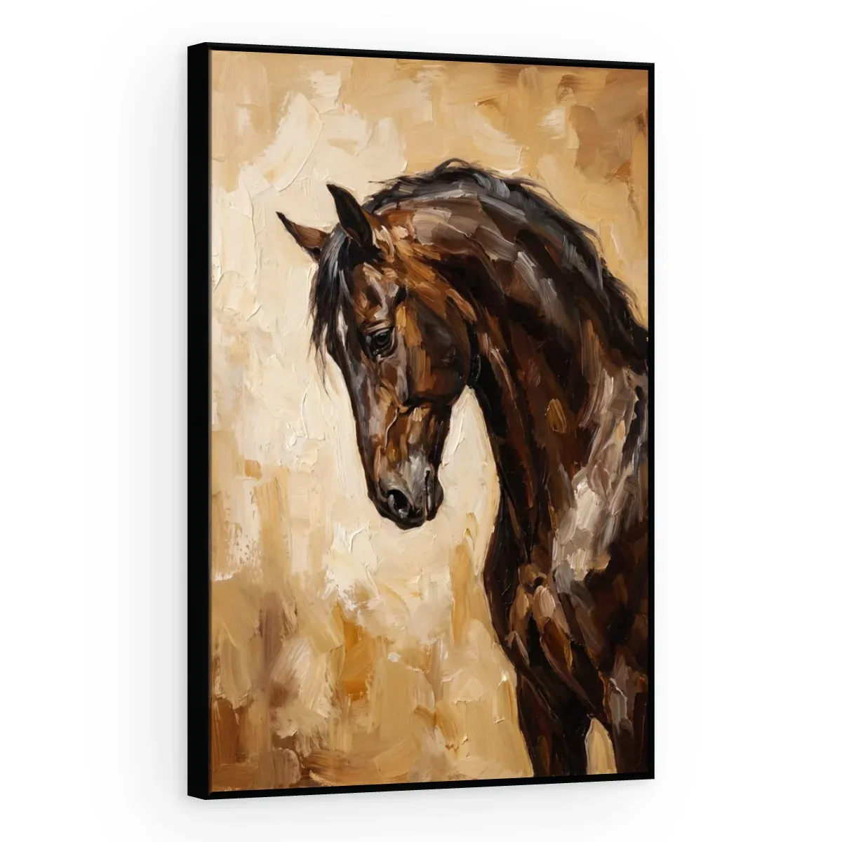 Quadro Decorativo Canvas Cavalo Rústico - CA0041