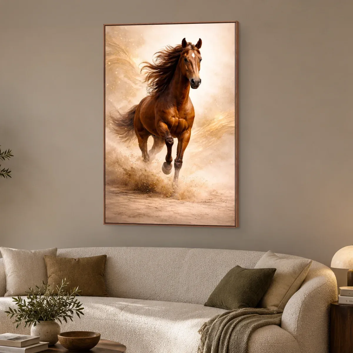 Quadro Decorativo Canvas Cavalo Impetuoso - CA0044