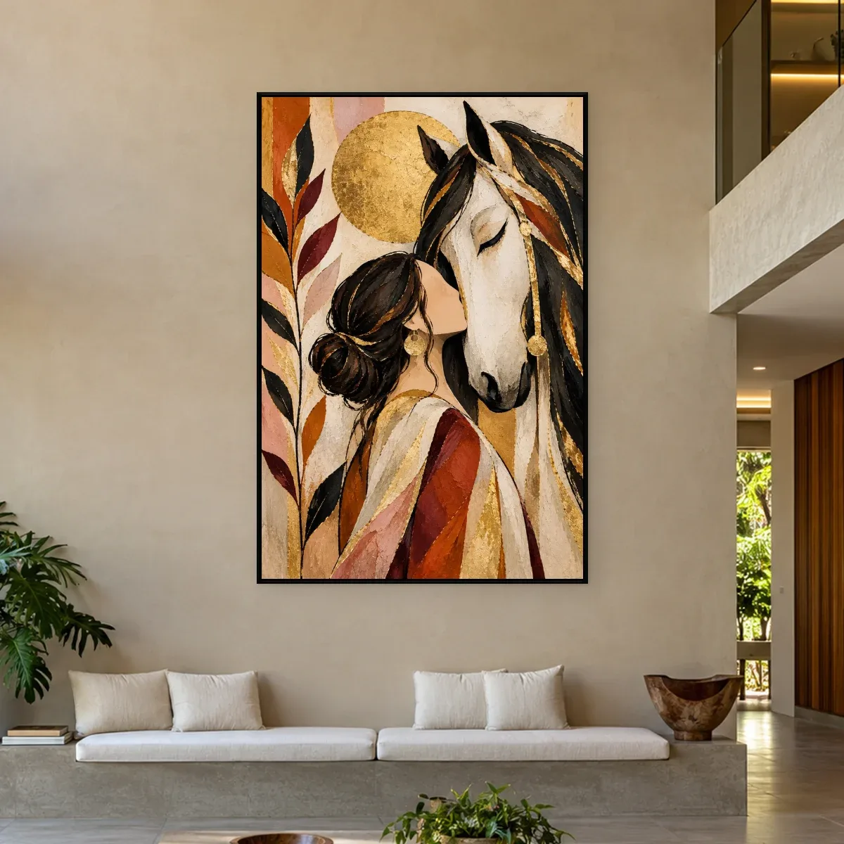 Quadro Decorativo Canvas Musa Equestre - CA0051