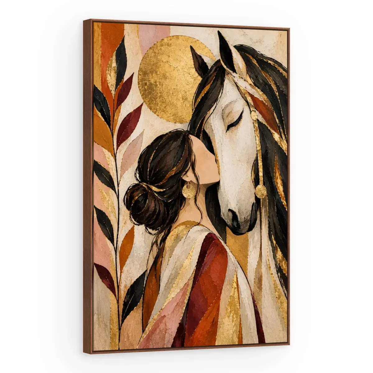 Quadro Decorativo Canvas Musa Equestre - CA0051