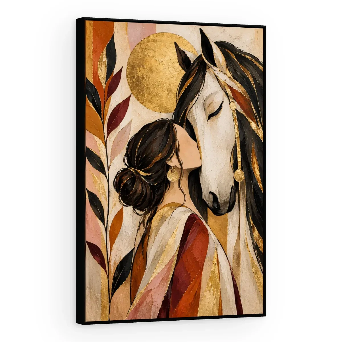 Quadro Decorativo Canvas Musa Equestre - CA0051