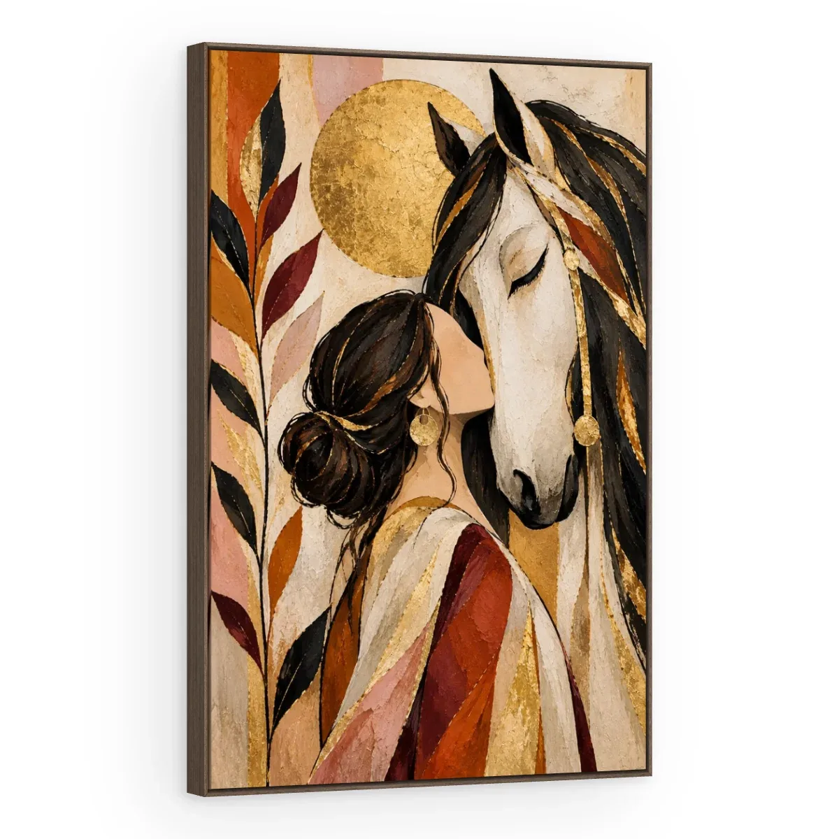 Quadro Decorativo Canvas Musa Equestre - CA0051