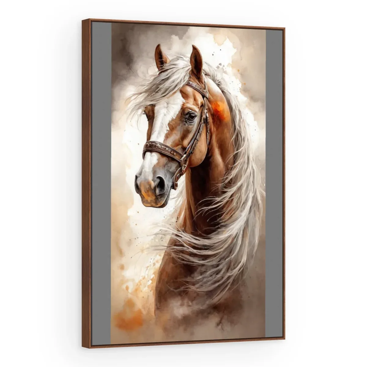 Quadro Decorativo Canvas Cavalo Vintage - CA0052