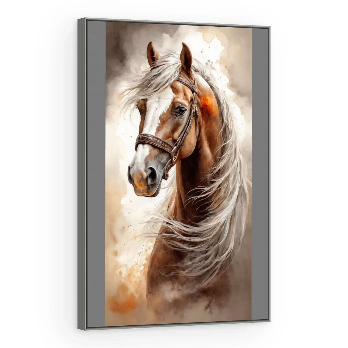 Quadro Decorativo Canvas Cavalo Vintage - CA0052
