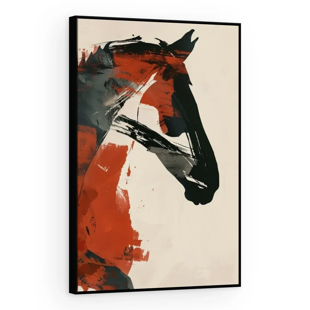 Quadro Decorativo Canvas Cavalo Abstrato - CA0055