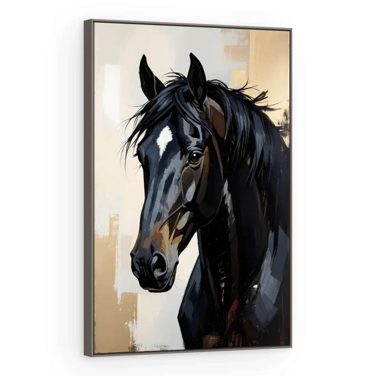Quadro Decorativo Canvas Cavalo Moderno - CA0057
