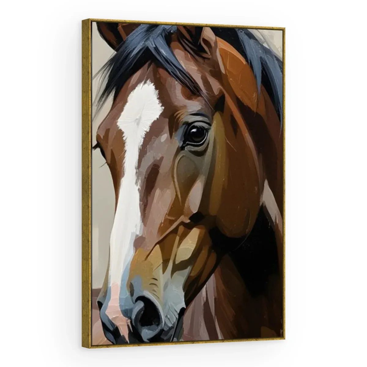 Quadro Decorativo Canvas Cavalo Retrato - CA0060