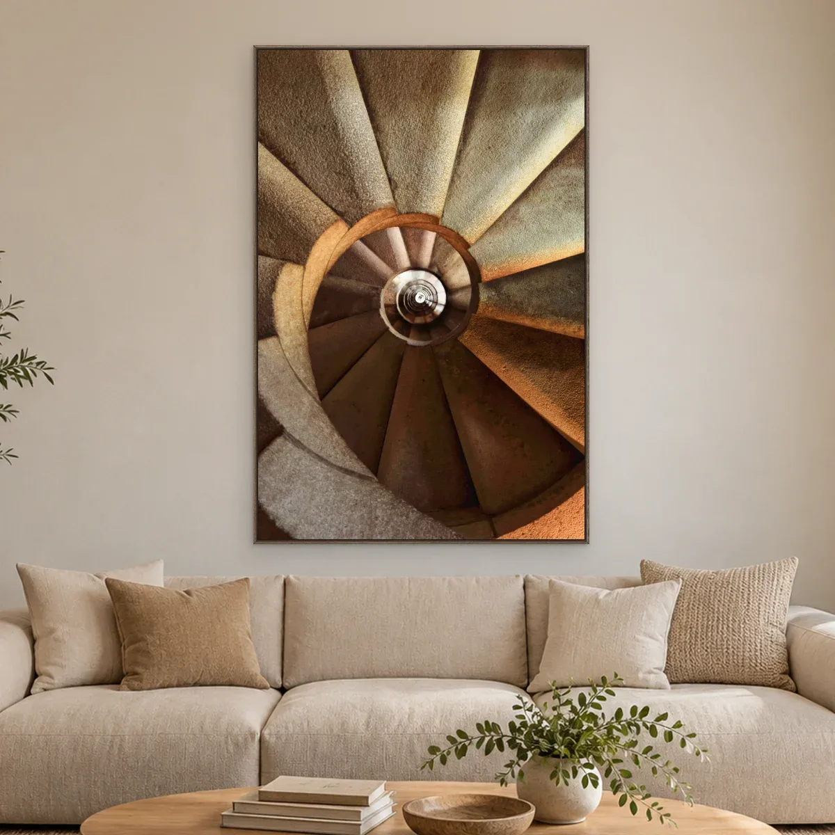 Quadro Decorativo Canvas Escada Espiral - GE0004