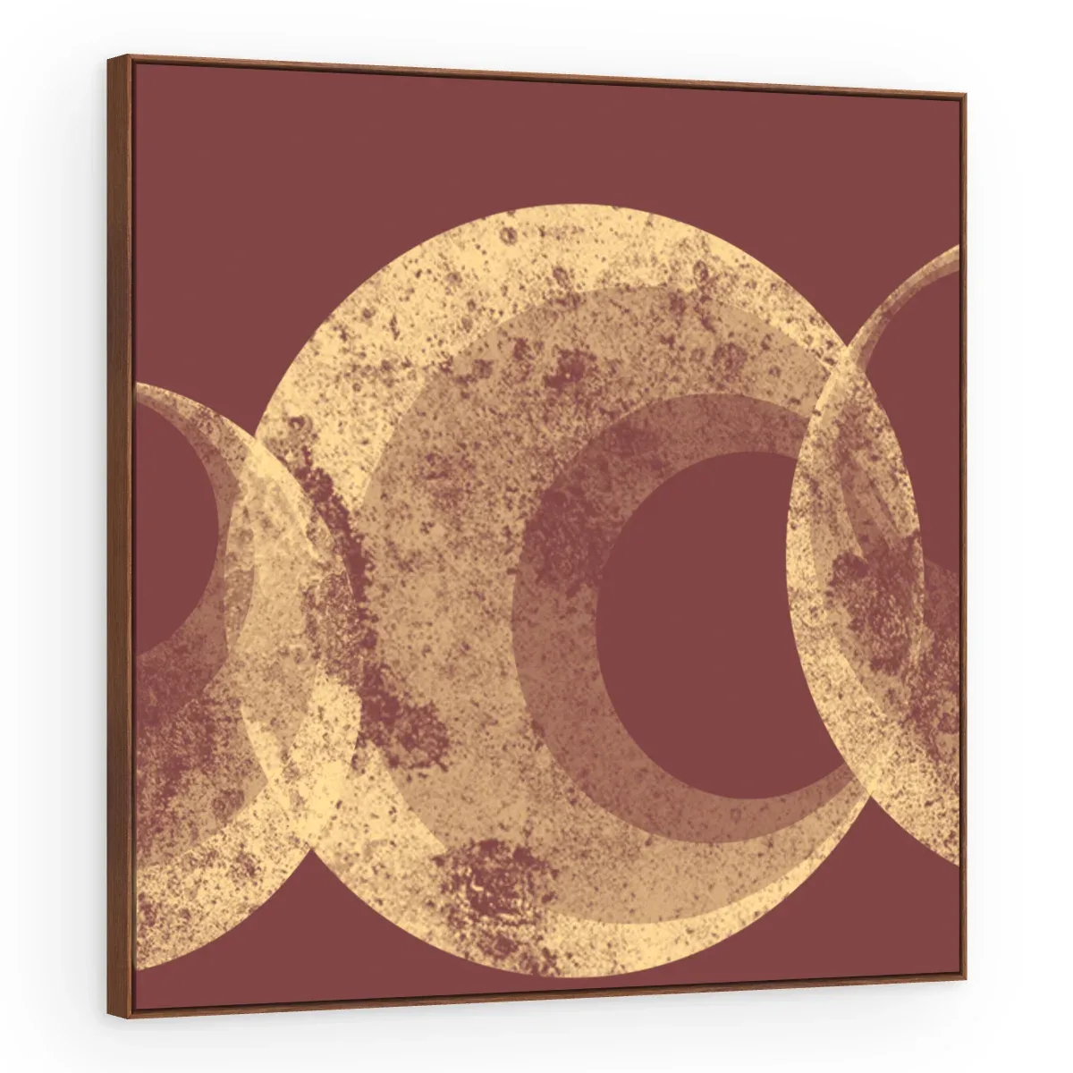 Quadro Decorativo Canvas Eclipse Vinho - GE0009
