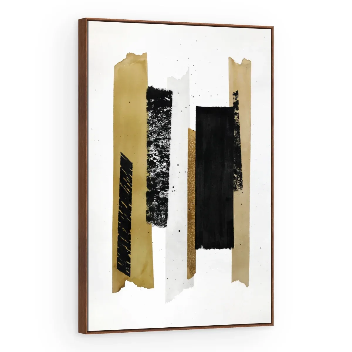 Quadro Decorativo Canvas Fitas Douradas - GE0012