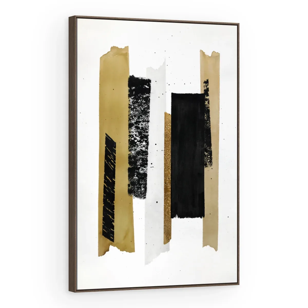 Quadro Decorativo Canvas Fitas Douradas - GE0012