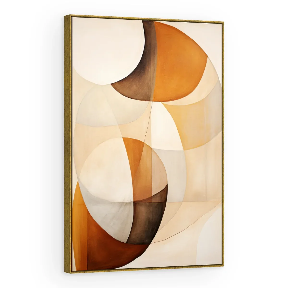 Quadro Decorativo Canvas Curvas Laranja - GE0019