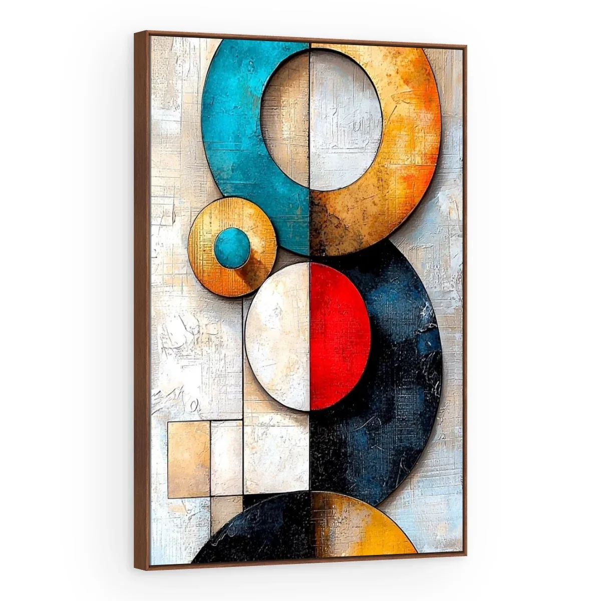 Quadro Decorativo Canvas Círculos Vibrantes - GE0021