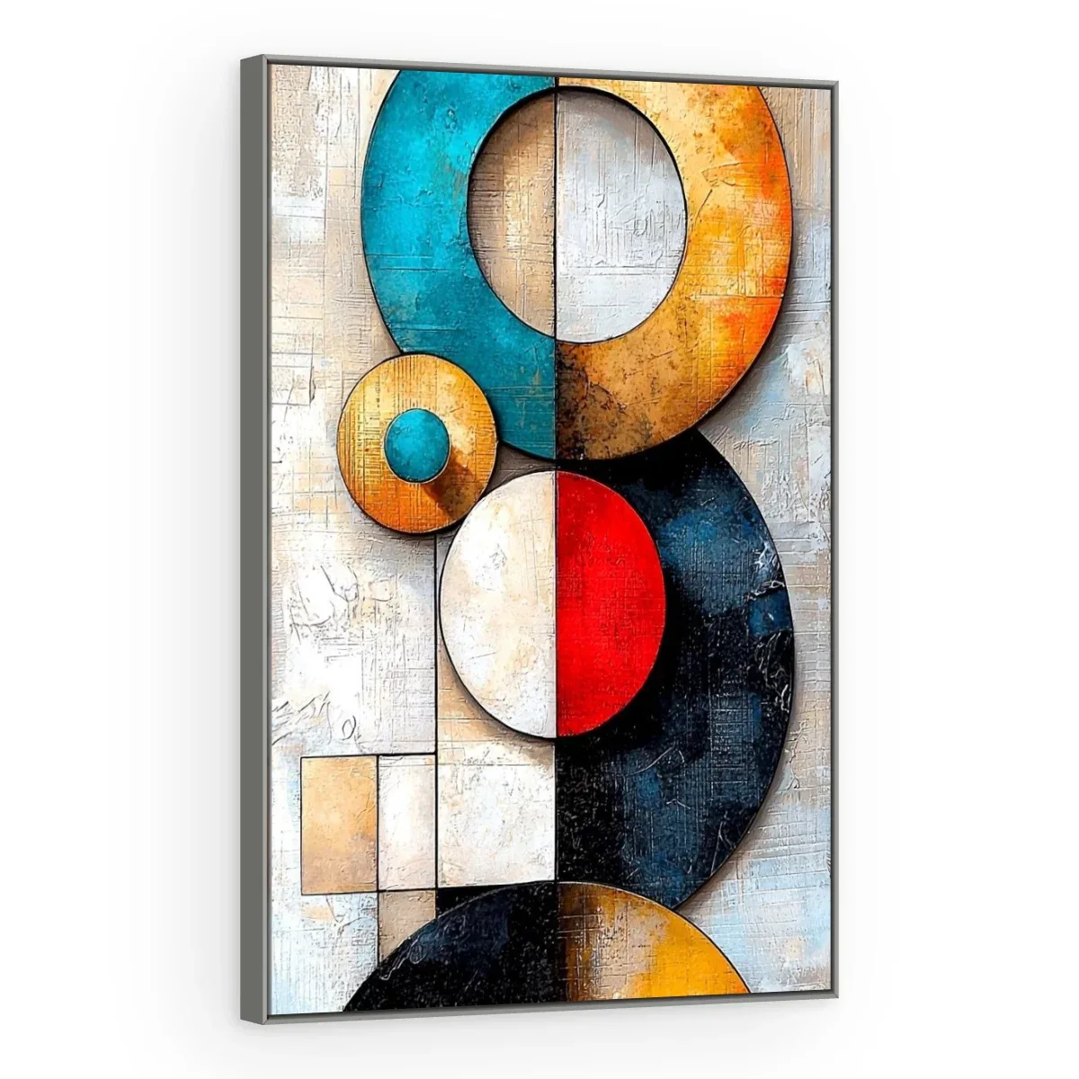 Quadro Decorativo Canvas Círculos Vibrantes - GE0021