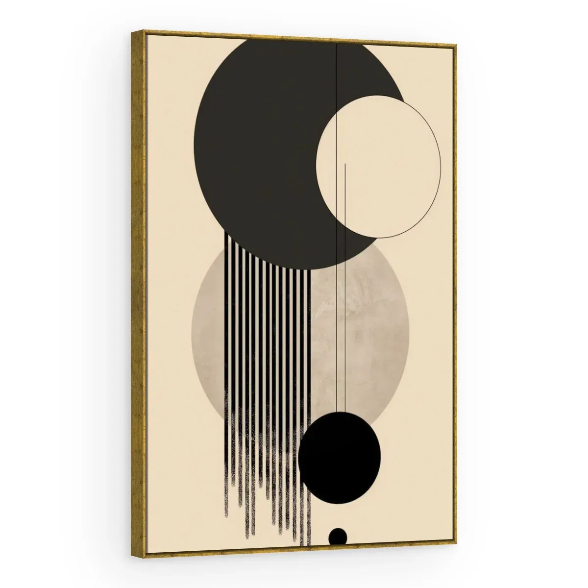 Quadro Decorativo Canvas Eclipse Minimalista - GE0025