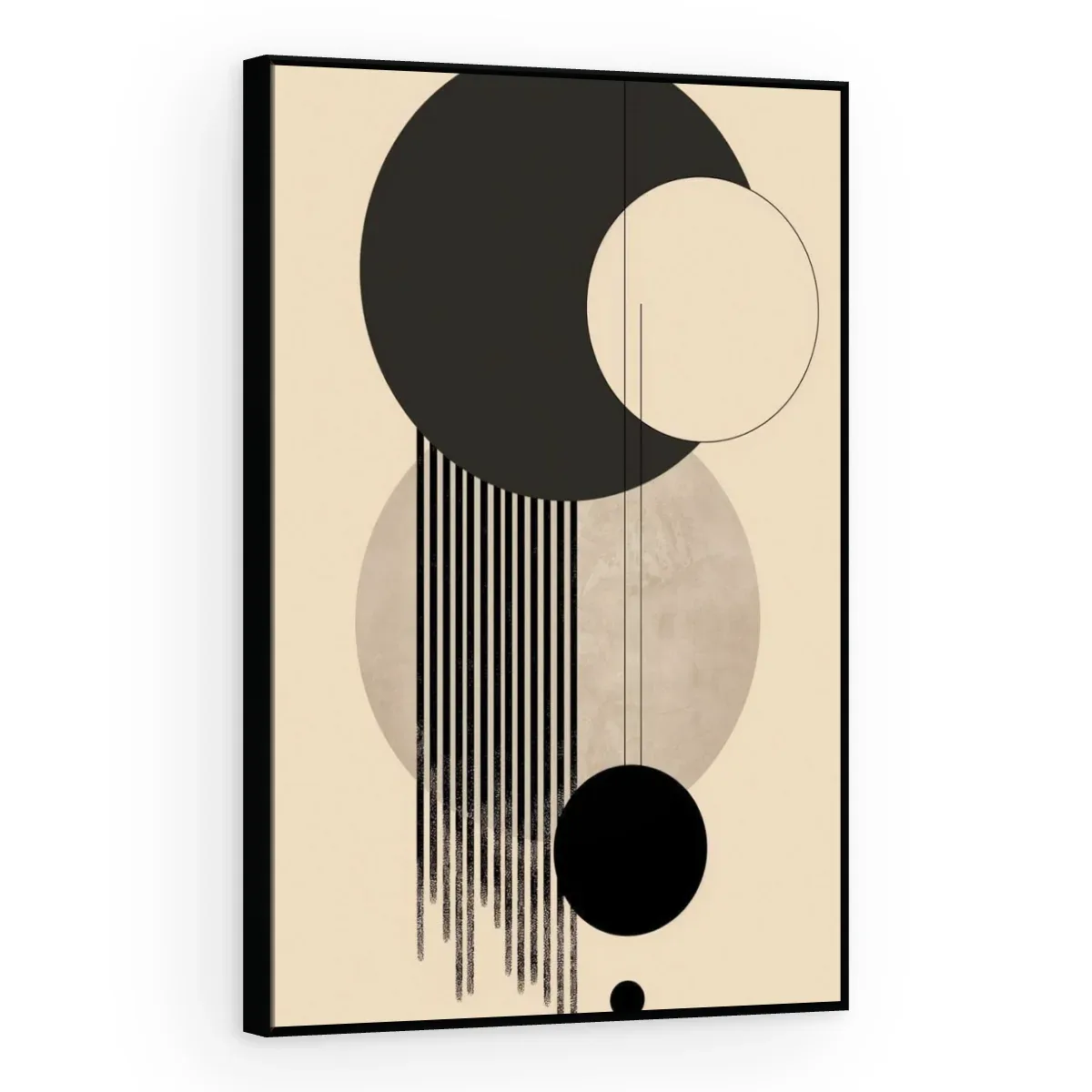 Quadro Decorativo Canvas Eclipse Minimalista - GE0025
