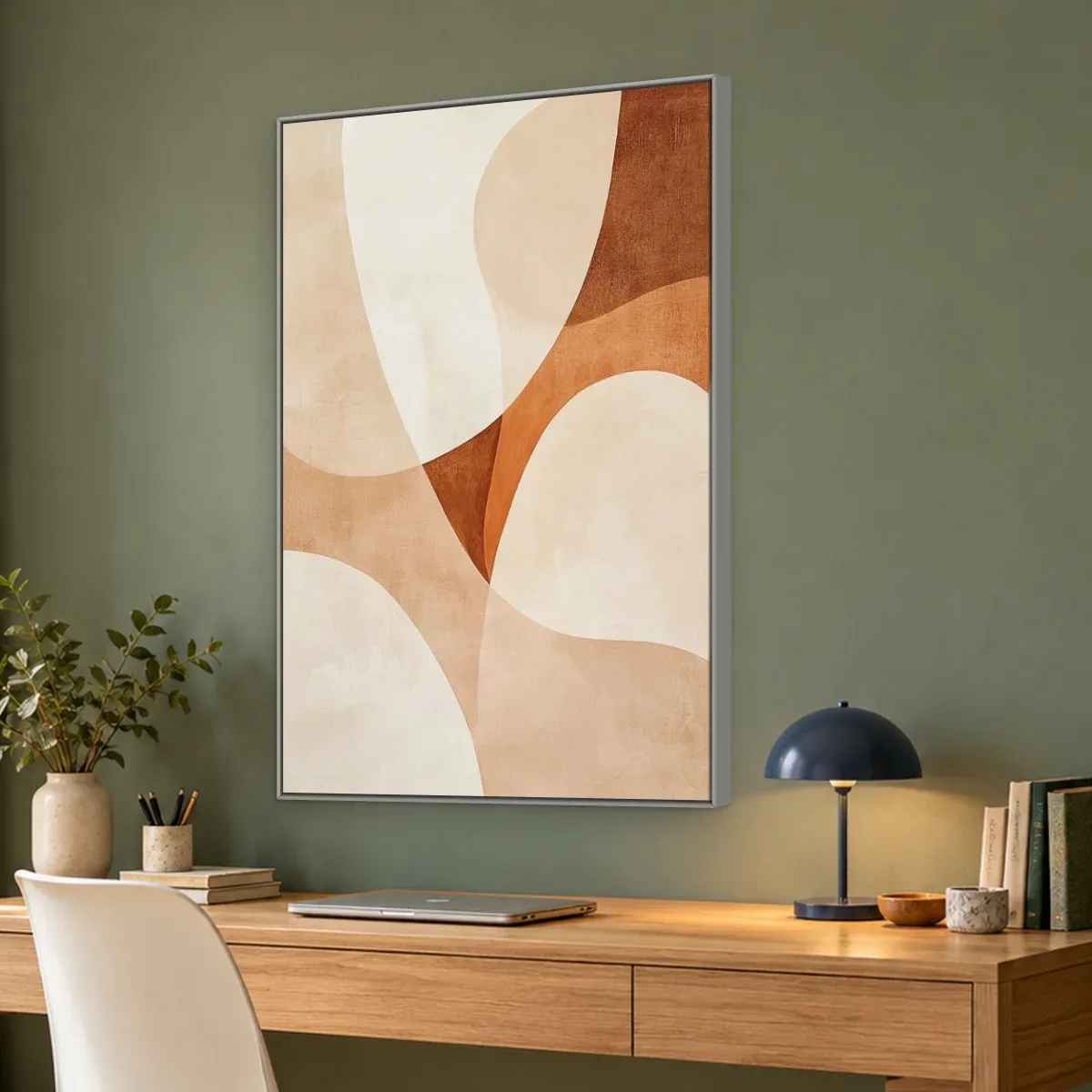 Quadro Decorativo Canvas Curvas Areia - GE0028